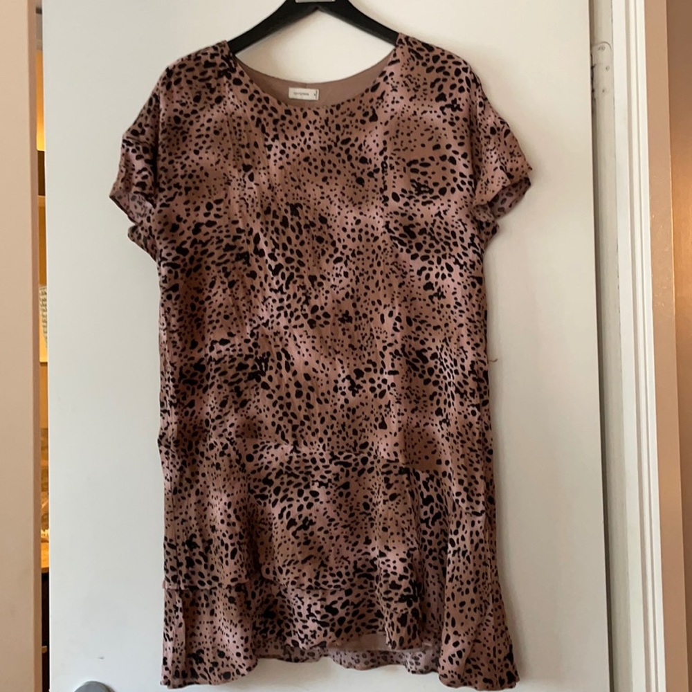 Animal print dress
